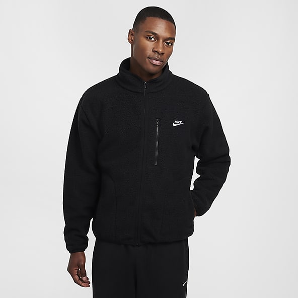 Nike mens black coat shop